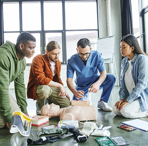 Engineering transport and telecoms crews who need CPR each year