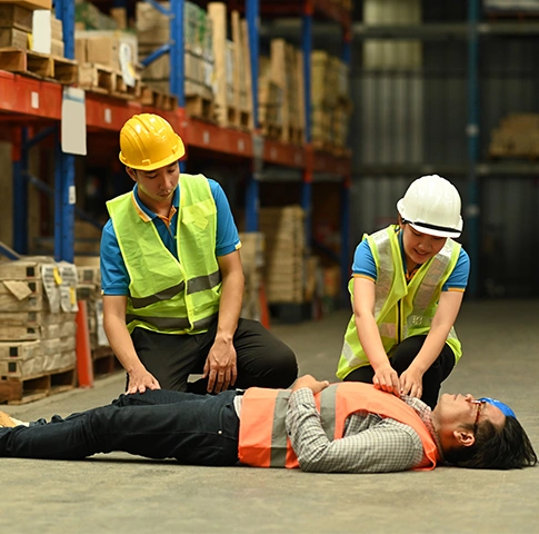 First Aid Officers on shift